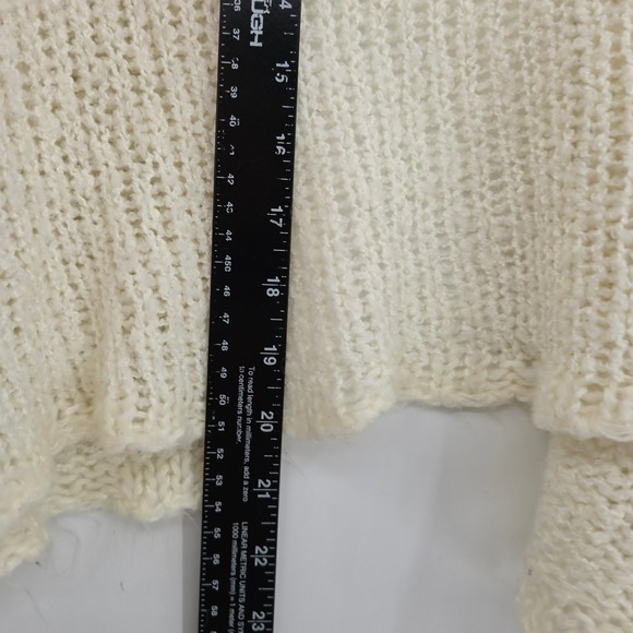 Wild Fable Cream Open Knit Oversized Cardigan Sweater Women's Size Large - Picture 7 of 9